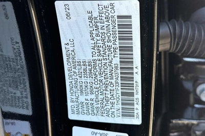 2023 Honda Accord EX