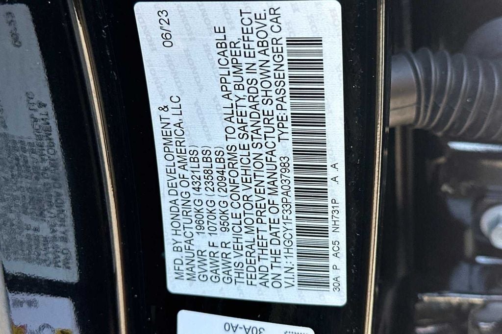 2023 Honda Accord EX