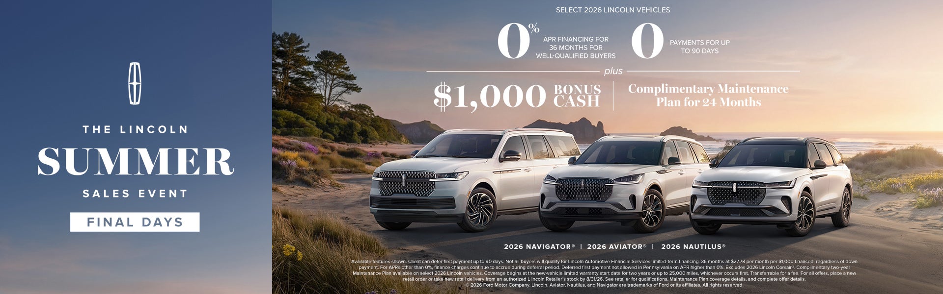 The Lincoln Sales Event Final Days 