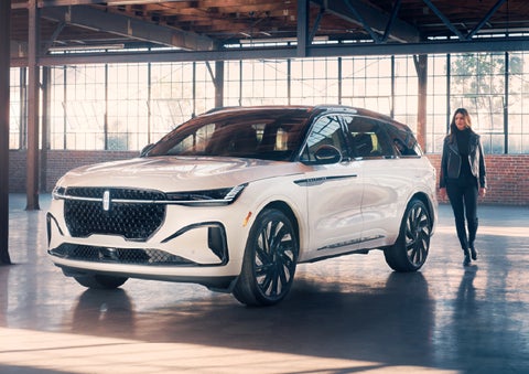A person approaches a 2026 Lincoln Nautilus® SUV. | Caruso Lincoln in Long Beach CA